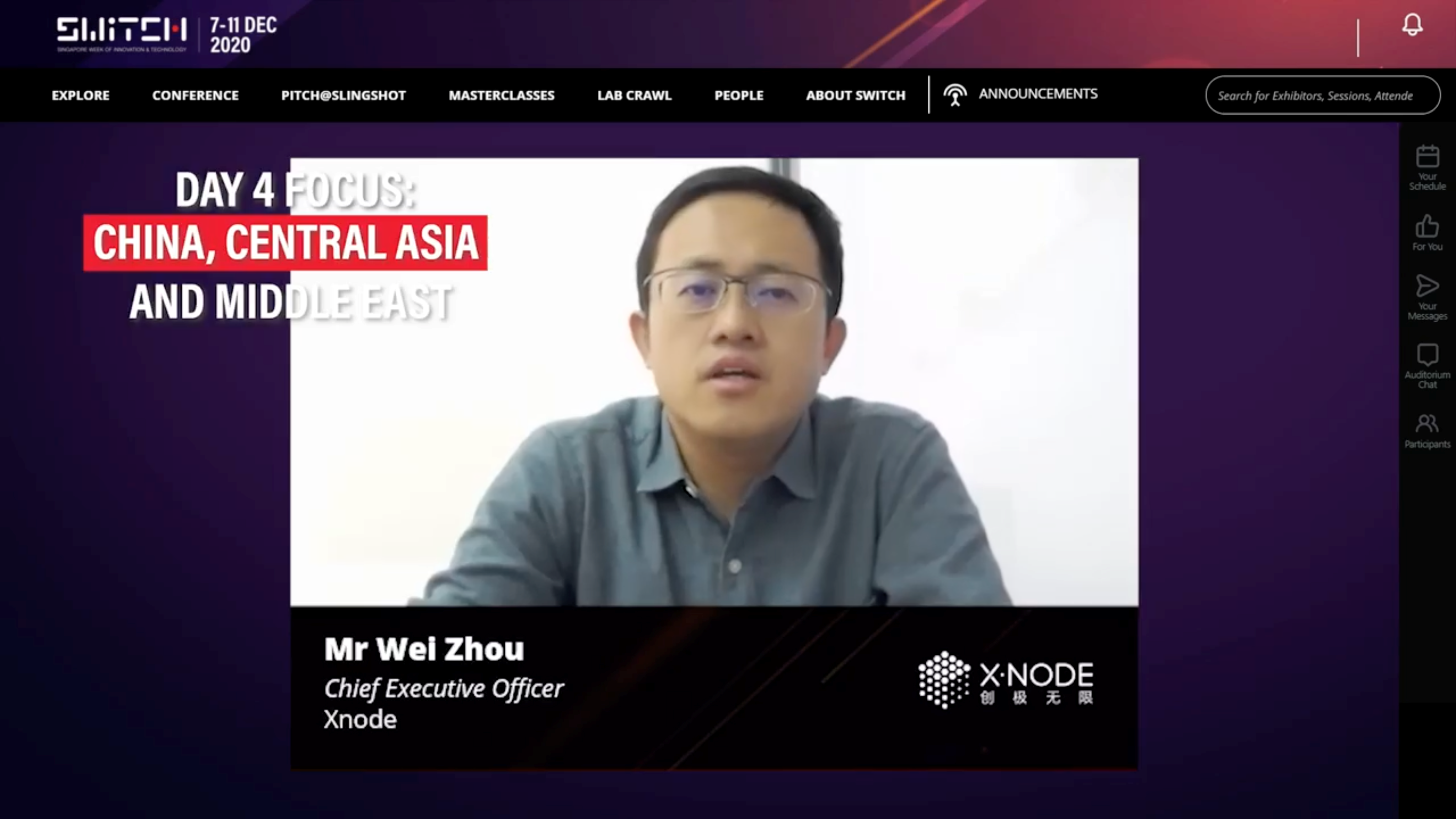 Mr. Wei Zhou, Chief Executive Officer of Xnode